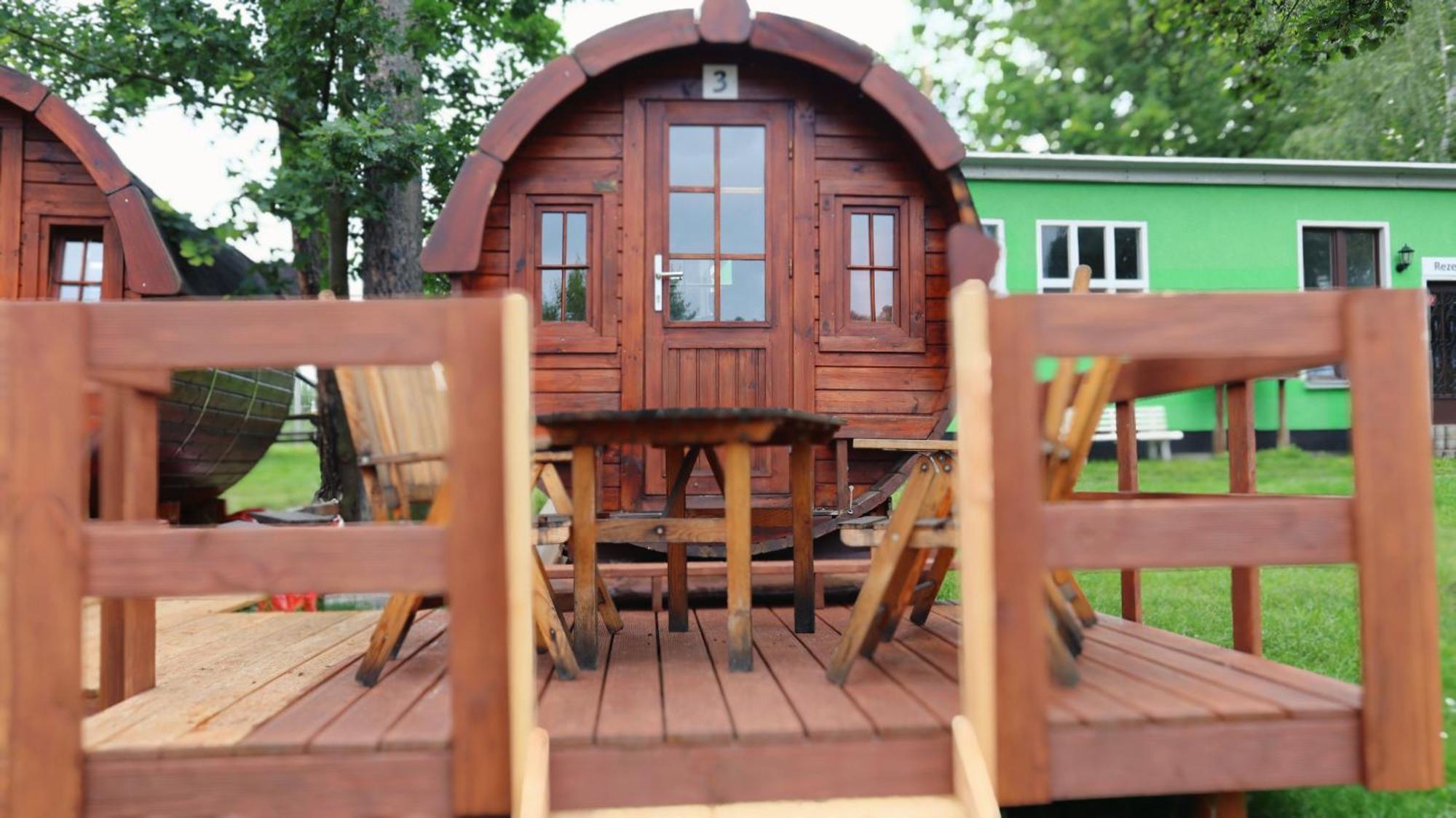 Campingplatz Koberbachtalsperre - Campingfass Mieten Langenbernsdorf Kültér fotó