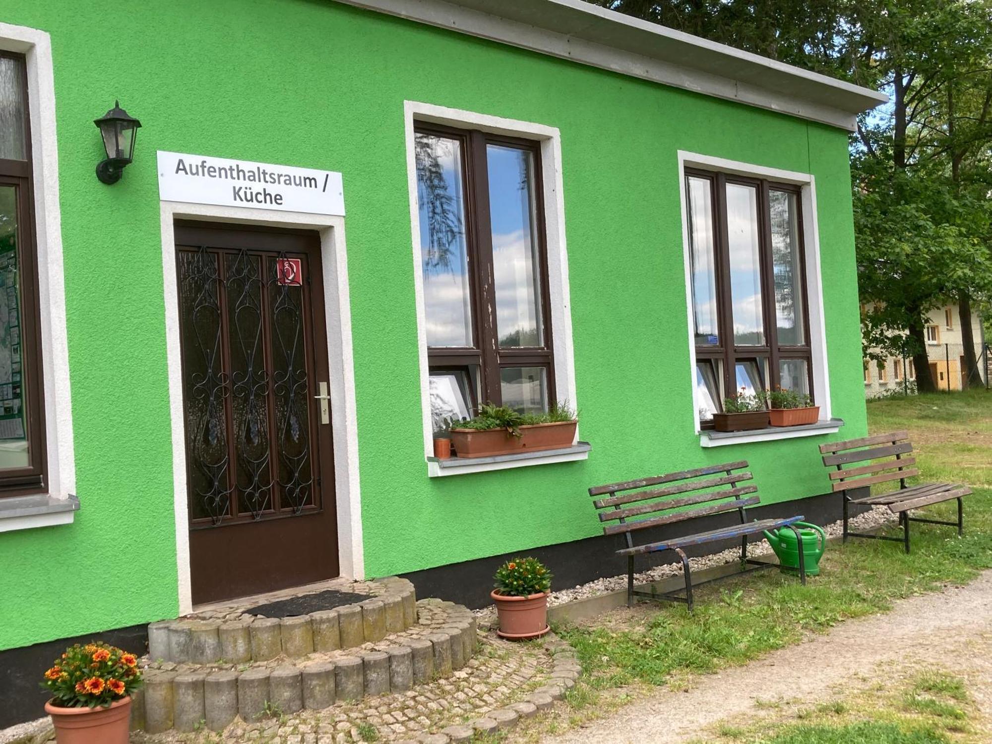 Campingplatz Koberbachtalsperre - Campingfass Mieten Langenbernsdorf Kültér fotó